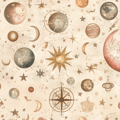 Vintage Astrological Illustration