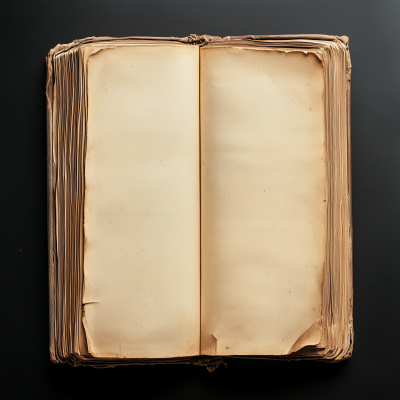 Blank Page of an Aged Book