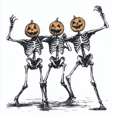 Vintage Halloween Dance