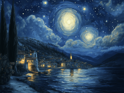 Realistic Starry Night