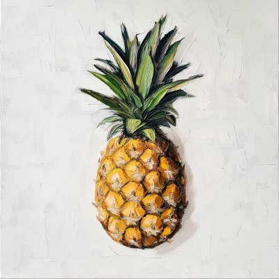 Pineapple in Monet Style