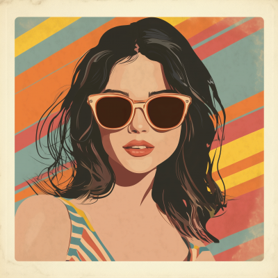 Vintage Polaroid Vector Art