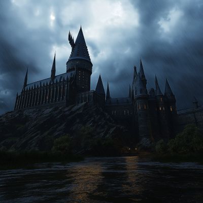 Dark and Stormy Day at Hogwarts