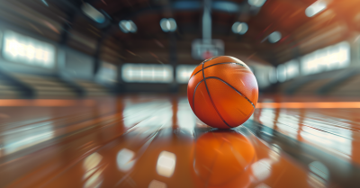 Vibrant Orange Basketball