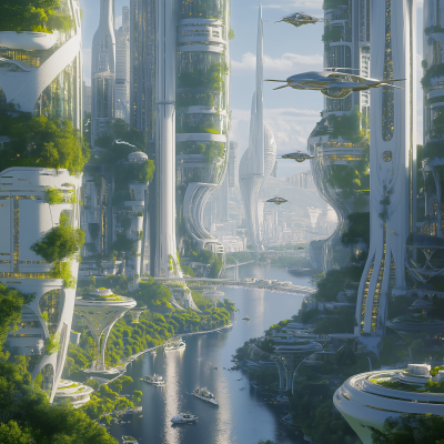 Futuristic Green City