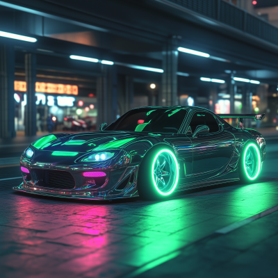 Futuristic Tokyo Drift Car Meet