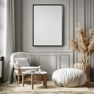 Neutral Wall Art Mockup