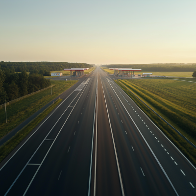 Bird’s Eye View of Clean Highway