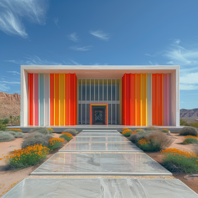 Colorful Striped House