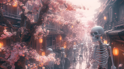 Futuristic Skeleton City