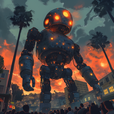 Busy Robot in Santa Monica