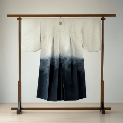 Onmyoji Kimono on Clothes Rack