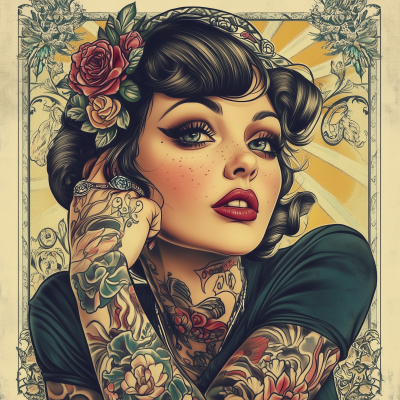 Vintage Tattoo Convention Poster