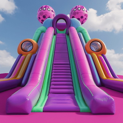 Futuristic Inflatable Slide