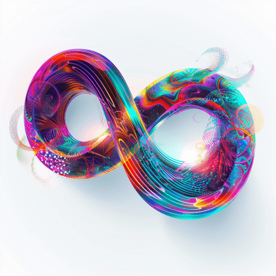 Colorful Infinity Symbol Illustration