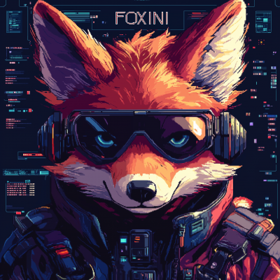 Pixelated Foxini Face