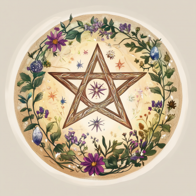 Mystic Pentacle Illustration