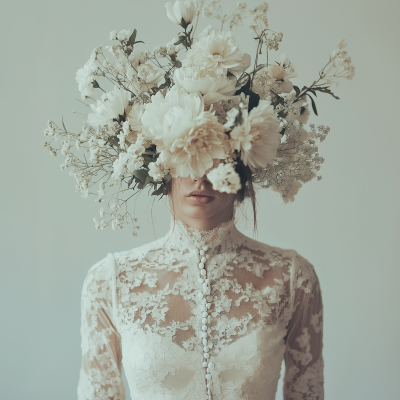 Bride with Flower Head