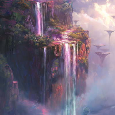 Fantastical Cliff Waterfalls