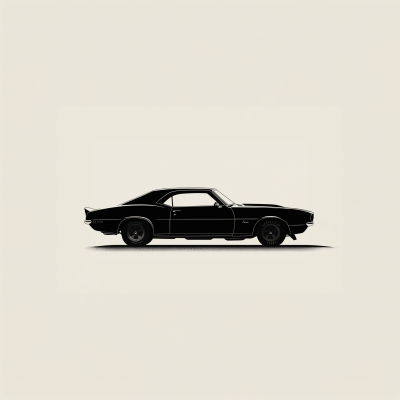 Classic Muscle Car Poster