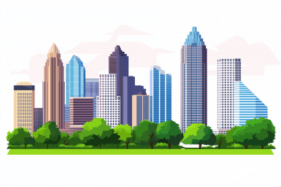 Charlotte City Skyline Illustration