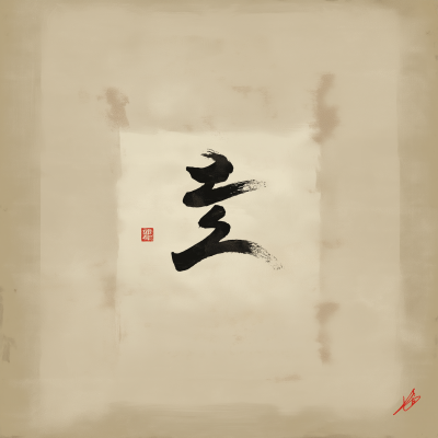 Zen Calligraphy Background