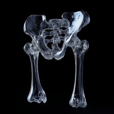 Glass Hip Bone