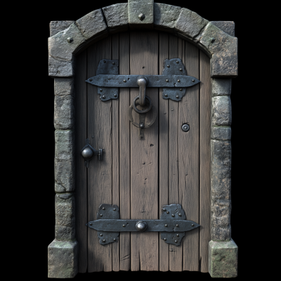 Medieval Cottage Door