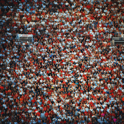 European Football Stadium Crowd