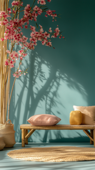 Cozy Zen Office with Psychologist’s Bench