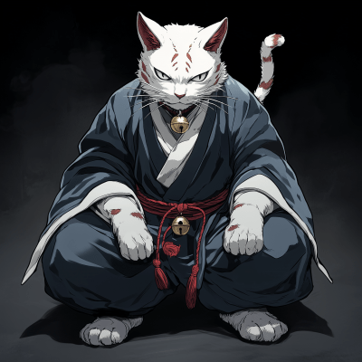 Cat Pendant of Sajin Komamura from Bleach Manga