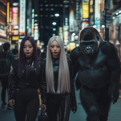 Nighttime Stroll in Shibuya