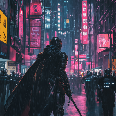 Cyberpunk Knight