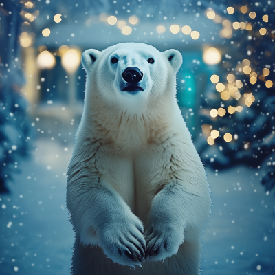 Festive Polar Bear