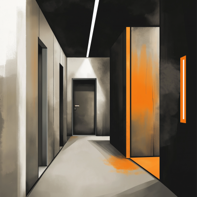 Men’s Bathroom Sign Illustration