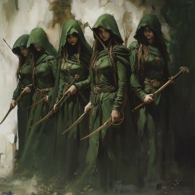 Fantasy Druid Assassins