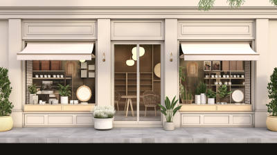 Decor Store Facade Mockup