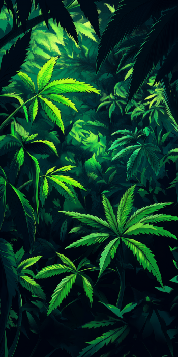 Cannabis Jungle Night