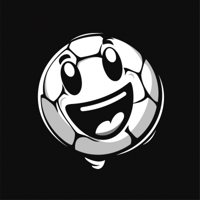 Soccer Logo Icon in Fall Guys Style