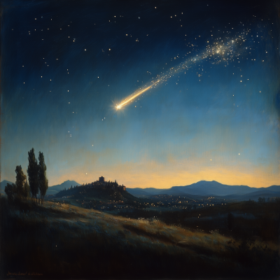 Shooting Star Painting