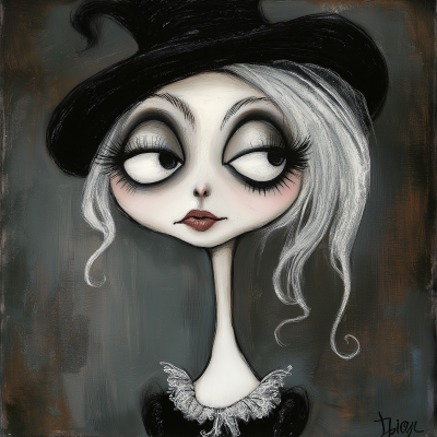 Lady Gaga by Tim Burton