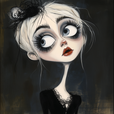 Lady Gaga by Tim Burton