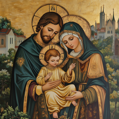 Holy Family in Bethlen