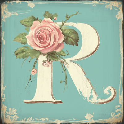 Shabby Chic Floral Background