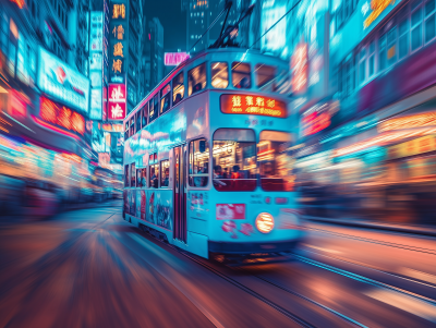 Hong Kong Tramways in Motion