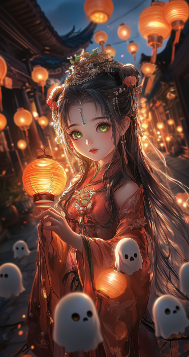 Chinese Ghost Lanterns