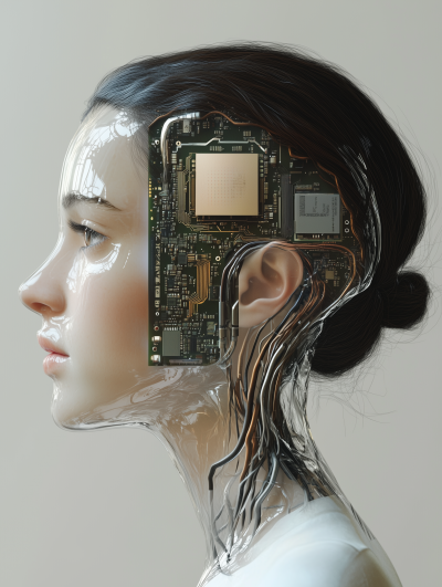 Intel CPU Woman