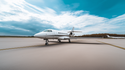 Private Jet on the Tarmac