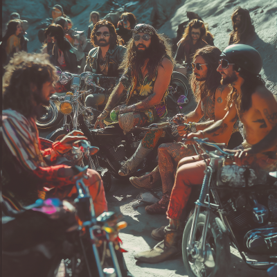 Hippies and Bikers Hangout