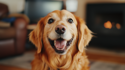 Happy Dog Portrait